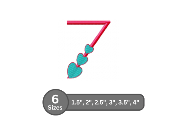 Candy Heart Number -7: A Sweet Addition to Apparel