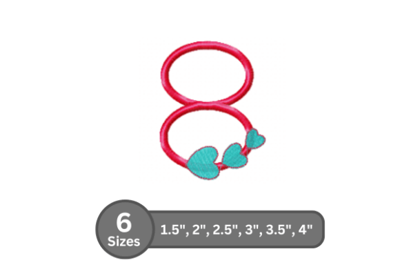 Candy Heart Number -8: A Sweet Addition to Your Craft Fair