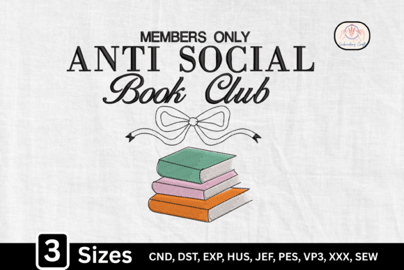 Charming Anti Social Book Club for Holiday Gifts