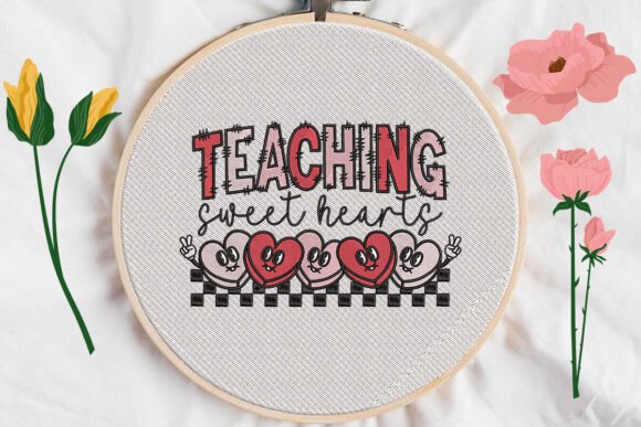 Charming Embroidery: Teaching Sweet Hearts