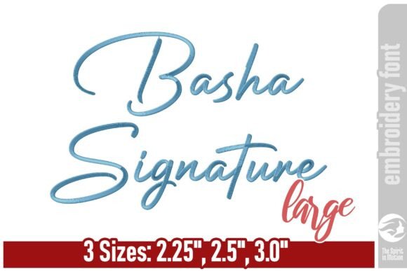Elegant Basha Signature Font - Large