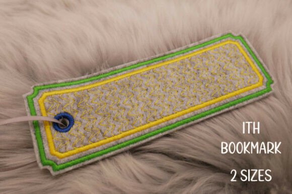 Elegant ITH Bookmark – Redwork Fill Review