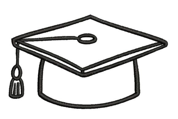 Grad Cap Outline: A Minimalist Design Review
