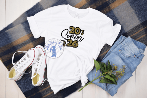 Senior 2026 Applique: A Sparkling Embroidery Design