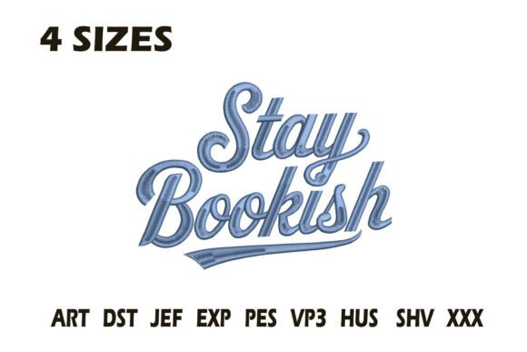 Stay Bookish Embroidery: A Charming Touch