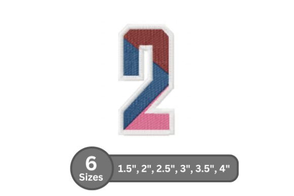 Street Varsity Number -2: A Stylish Embroidery Choice
