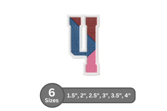 Street Varsity Number -4: A Versatile Embroidery Design
